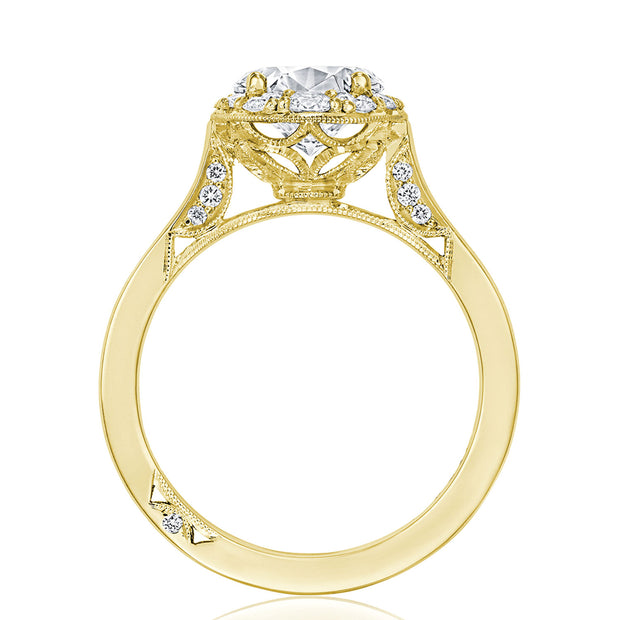 Round Bloom Engagement Ring