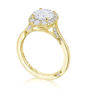 Round Bloom Engagement Ring