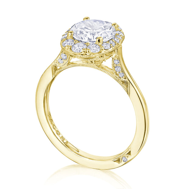 Round Bloom Engagement Ring