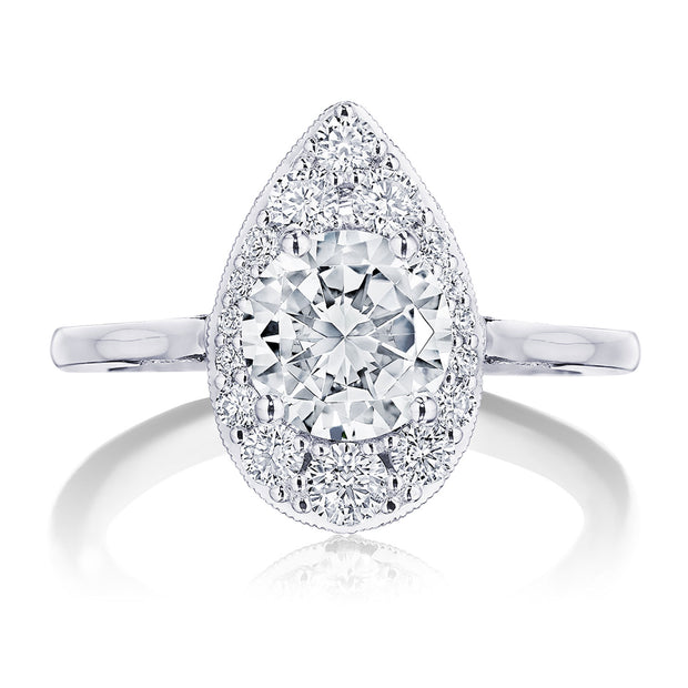 Round Bloom Engagement Ring