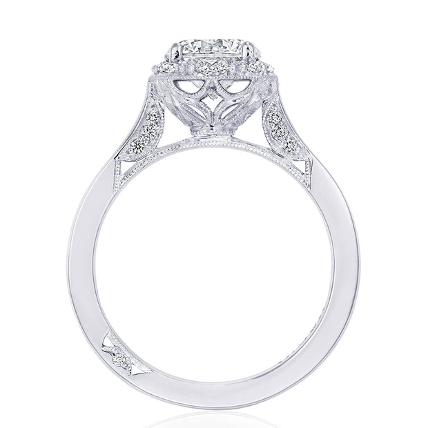 Round Bloom Engagement Ring