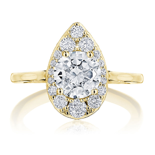 Round Bloom Engagement Ring