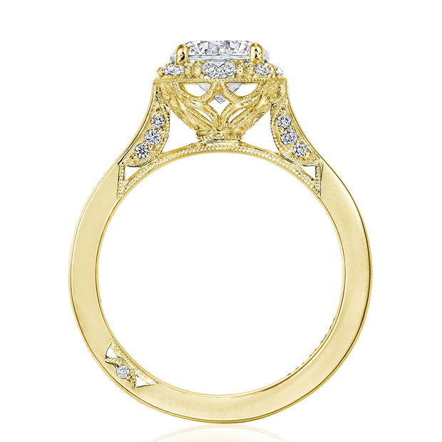 Round Bloom Engagement Ring