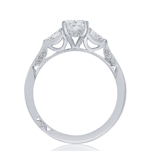 Emerald 3-Stone Engagement Ring