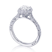 Round Bloom Engagement Ring