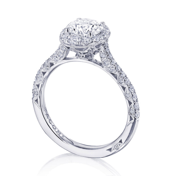 Round Bloom Engagement Ring
