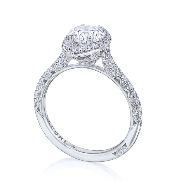 Round Bloom Engagement Ring