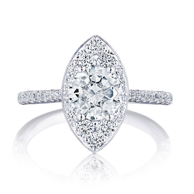 Round Bloom Engagement Ring