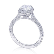 Round Bloom Engagement Ring
