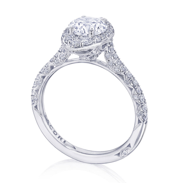 Round Bloom Engagement Ring