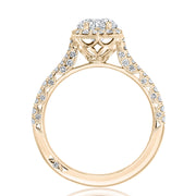 Round Bloom Engagement Ring