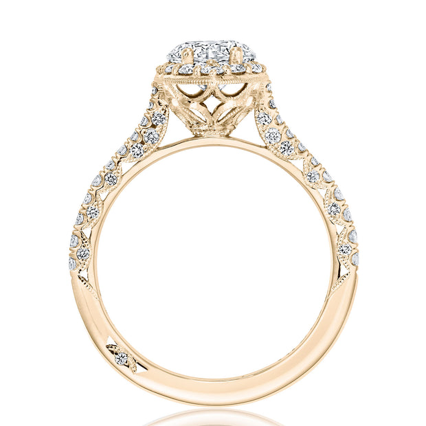 Round Bloom Engagement Ring