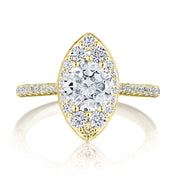 Round Bloom Engagement Ring