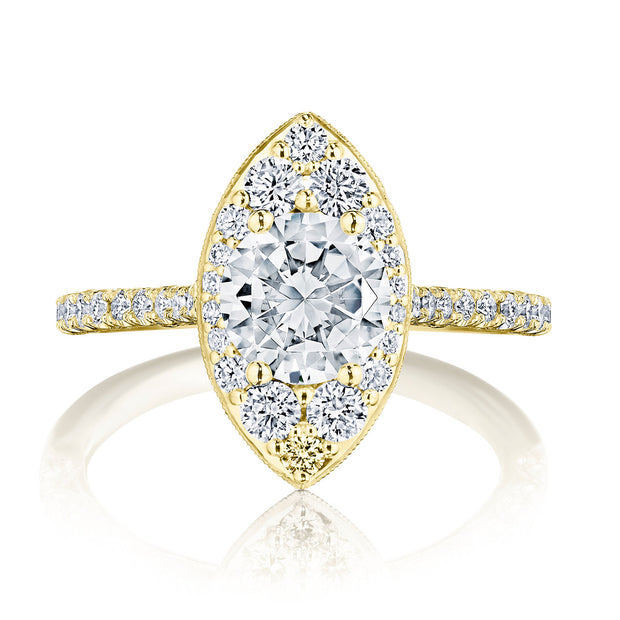 Round Bloom Engagement Ring