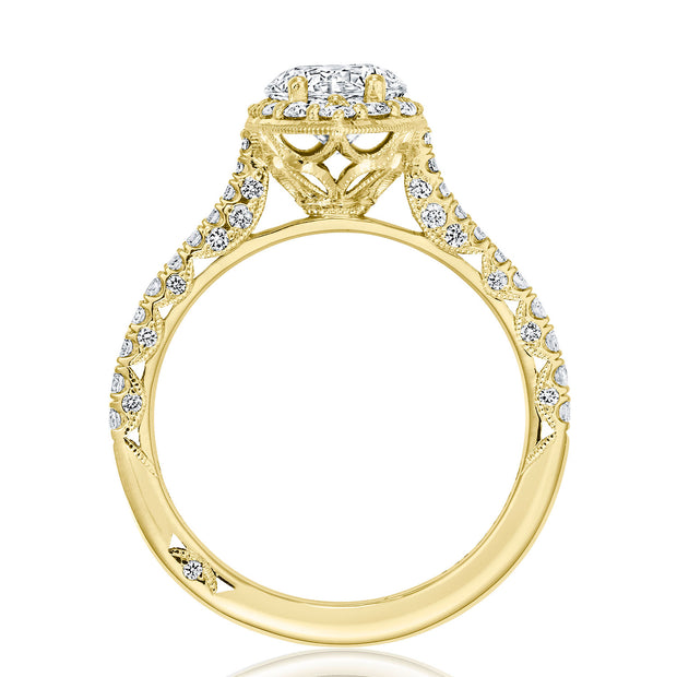Round Bloom Engagement Ring