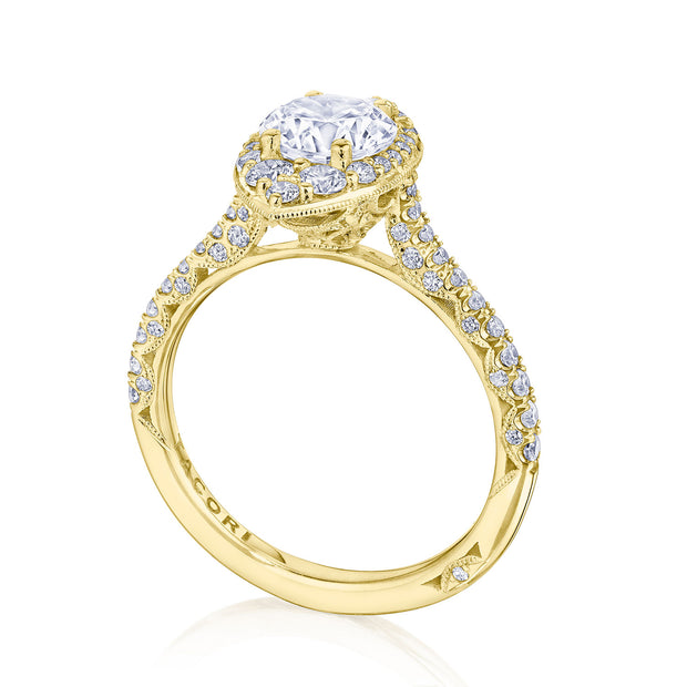 Round Bloom Engagement Ring