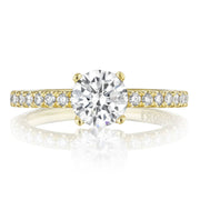Round Solitaire Engagement Ring