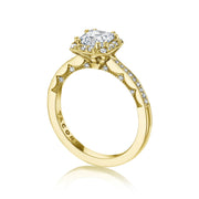 Princess Bloom Engagement Ring