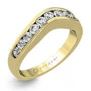 ZR1141 Anniversary Ring in 14k Gold with Diamonds