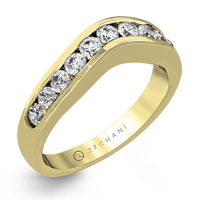 ZR1141 Anniversary Ring in 14k Gold with Diamonds