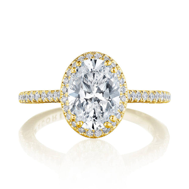 Oval Bloom Engagement Ring