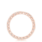 Twist with Diamond Accent Wedding Band