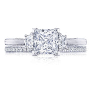 Princess 3-Stone Engagement Ring