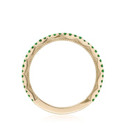 String of Emeralds Ring