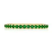 String of Emeralds Ring