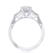 Emerald 3-Stone Engagement Ring
