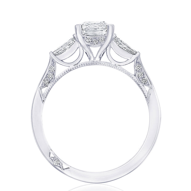 Emerald 3-Stone Engagement Ring