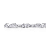Crescent Crown Ring with Diamond