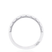 Crescent Crown Ring with Diamond
