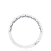 Crescent Crown Ring with Diamond