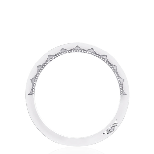 Crescent Crown Ring with Diamond