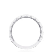 Crescent Crown Ring with Diamond