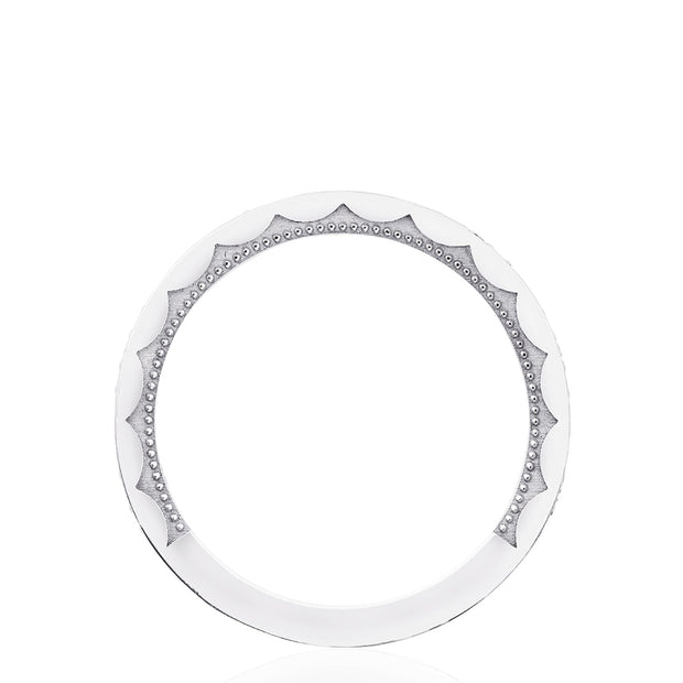 Crescent Crown Ring with Diamond
