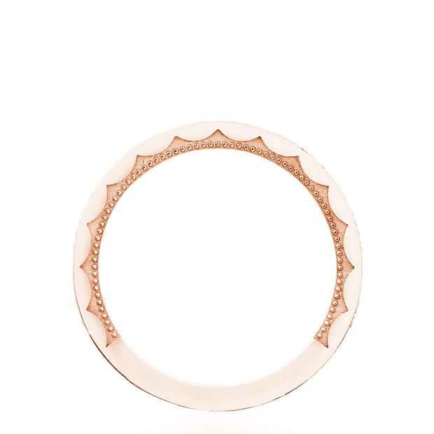 Crescent Crown Ring with Diamond