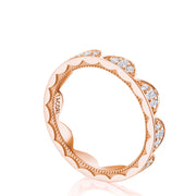 Crescent Crown Ring with Diamond