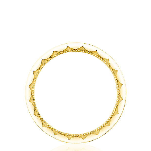 Crescent Crown Ring with Diamond