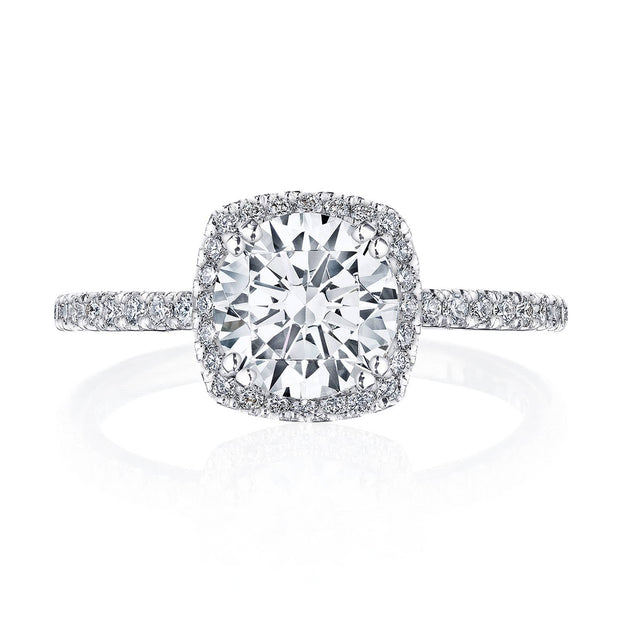 Cushion Bloom Engagement Ring