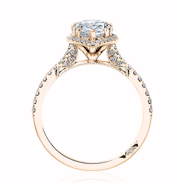Round Bloom Engagement Ring