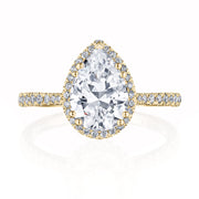 Pear Bloom Engagement Ring