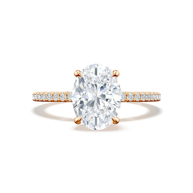 Simply Tacori Oval Solitaire Engagement Ring Mounting