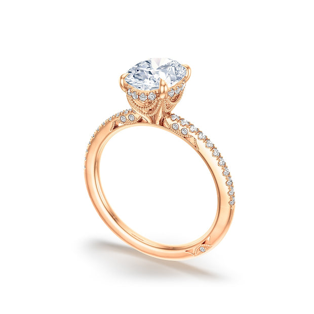 Simply Tacori Oval Solitaire Engagement Ring Mounting