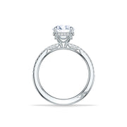 Simply Tacori Round Solitaire Engagement Ring Setting