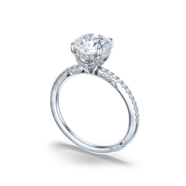 Simply Tacori Round Solitaire Engagement Ring Setting