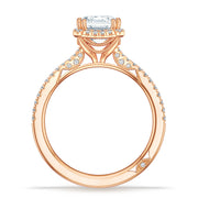 Emerald Bloom Engagement Ring