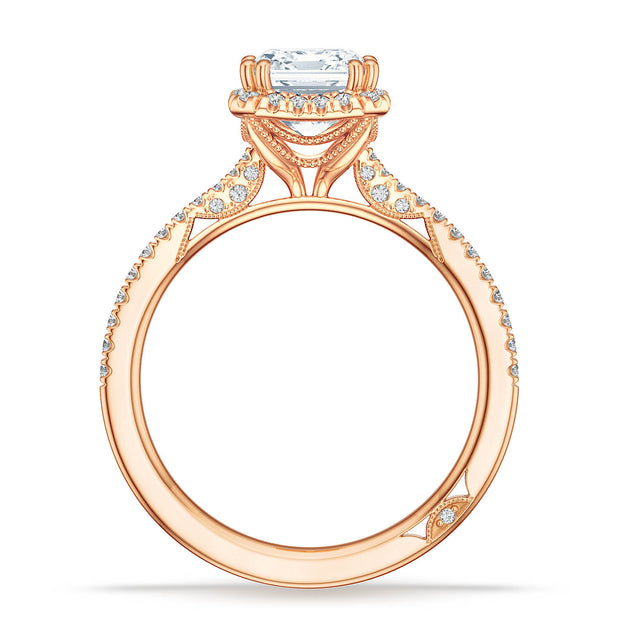 Emerald Bloom Engagement Ring