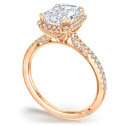 Emerald Bloom Engagement Ring
